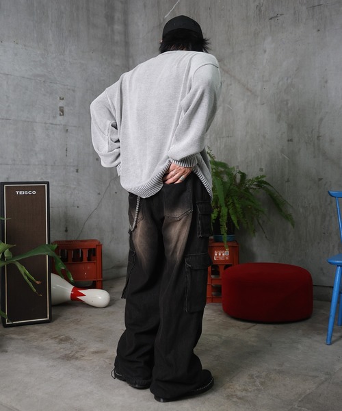ジーンズ ヴィンテージメイク レトロライク Y2Kグランジ ケミカル加工