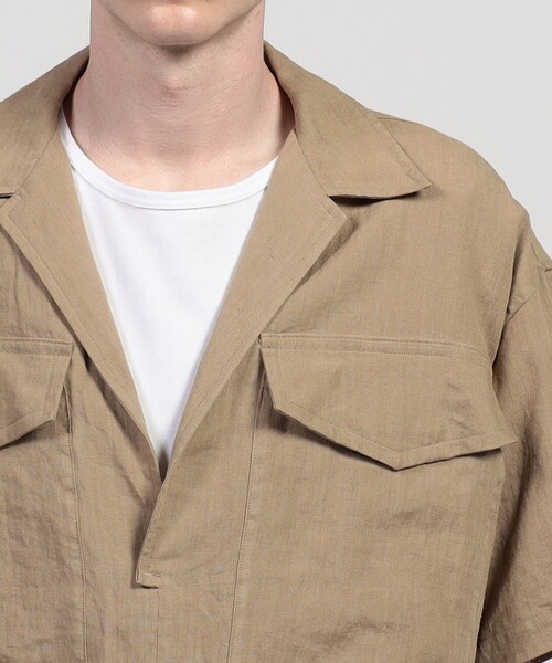 HAVERSACK（ハバーサック） シャツ HAVERSACK ATTIRE リネン ダブル