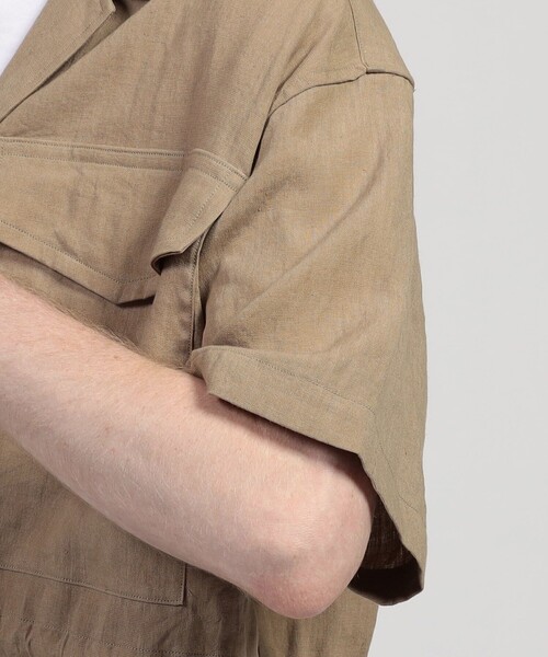 HAVERSACK（ハバーサック） シャツ HAVERSACK ATTIRE リネン ダブル