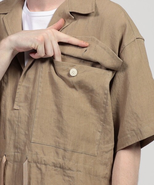 HAVERSACK（ハバーサック） シャツ HAVERSACK ATTIRE リネン ダブル