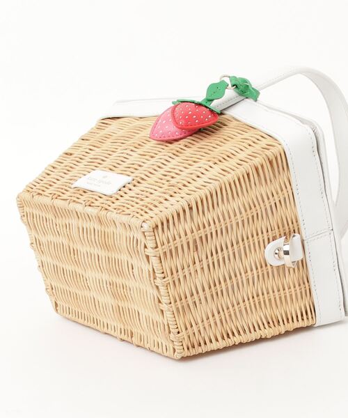 「kate spade new york」 かごバッグ ONESIZE ベージュ系その他 レディース_画像3