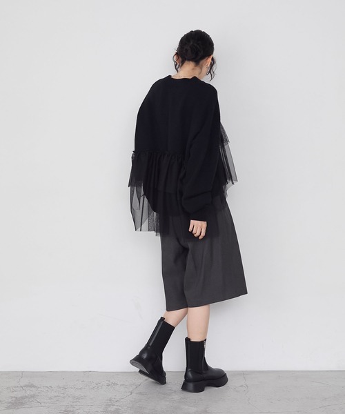 forksy.（フォルクシー） パンツ 「forksy.」ツータックワイドハーフ