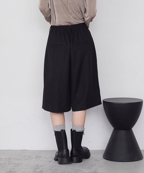 forksy.（フォルクシー） パンツ 「forksy.」ツータックワイドハーフ