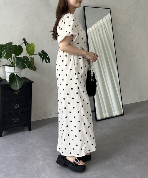 「prose verse」 半袖ワンピース MEDIUM ブラック系その他 レディース_画像7