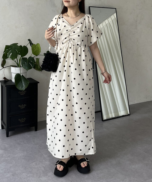 「prose verse」 半袖ワンピース MEDIUM ブラック系その他 レディース_画像9