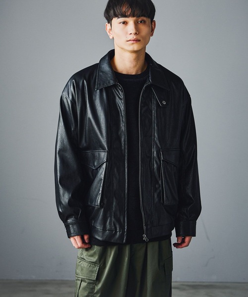 LAKOLE（ラコレ） ブルゾン アウター PUレザーA2ブルゾン / 592153