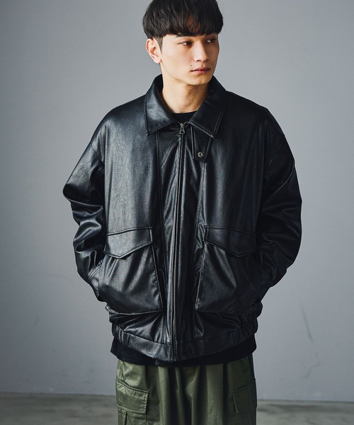 LAKOLE（ラコレ） ブルゾン アウター PUレザーA2ブルゾン / 592153