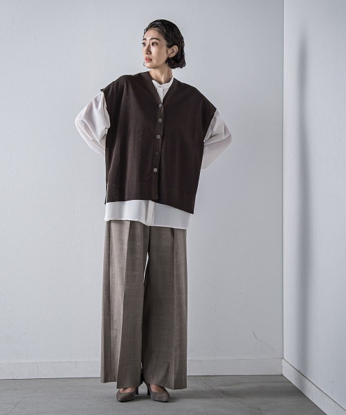 la.f（ラ・エフ） ブラウス シャツ ”とろみ素材で着心地抜群