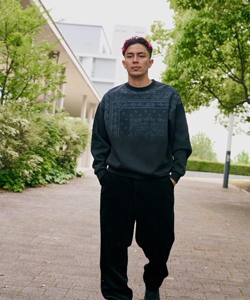 RVCA（ルーカ） トレーナー スウェット メンズ FADE BACK SIDE ARCH
