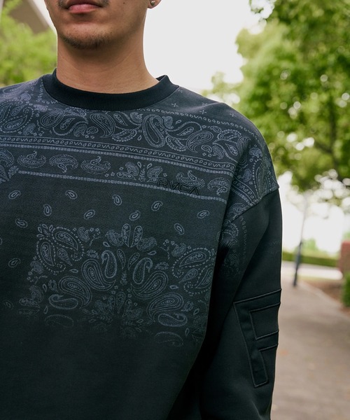 レディース RVCA ルーカ ゆったり ビックシルエット ブラックトレーナー Ｓ RVCA（ルーカ） トレーナー スウェット スウェット バックプリント