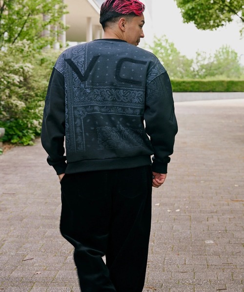 RVCA（ルーカ） トレーナー スウェット メンズ FADE BACK SIDE ARCH