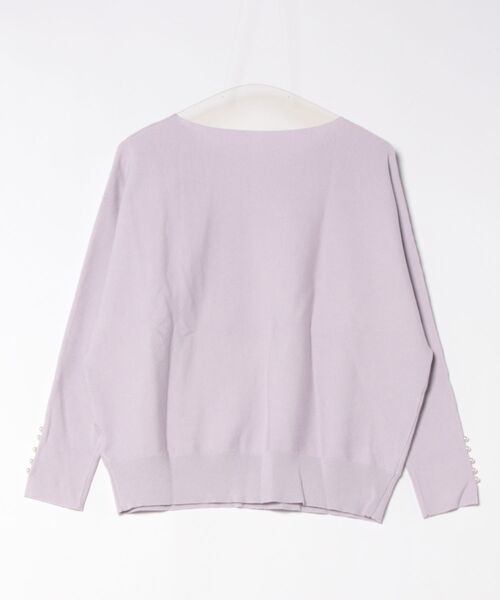 「SUGAR BISKET」 「La-gemme」長袖ニット フリー ラベンダー レディース_画像2