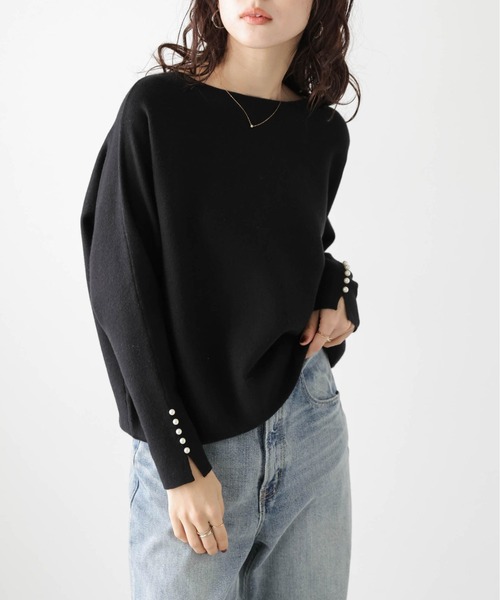 「SUGAR BISKET」 「La-gemme」長袖ニット フリー ラベンダー レディース_画像5