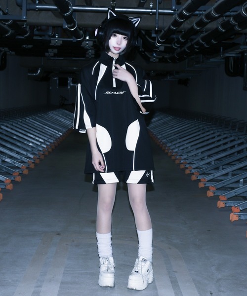 「REFLEM」 半袖Tシャツ FREE ホワイト レディース_画像4