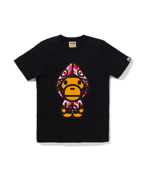 A BATHING APE（アベイシングエイプ） tシャツ ABC CAMO SHARK HOODIE