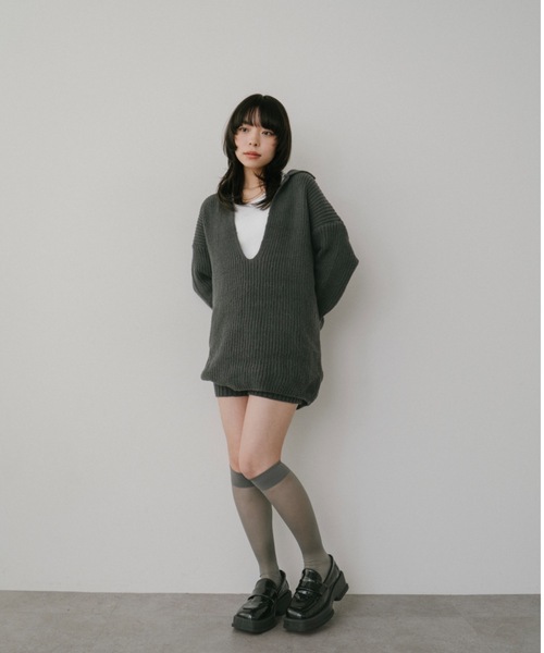 ✨即購入OK✨【美品】ドロシー シューマッハ　ニット アソートカラーハイネックニットトップス｜WOMEN｜250IAB70-156B｜AZUL