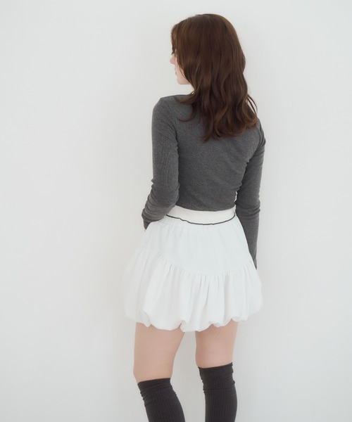 「mellowneon」 長袖カットソー FREE アイボリー レディース_画像5