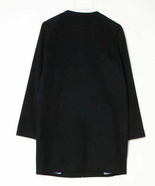 TOMORROWLAND（トゥモローランド） ノーカラーコート 38 ブラック