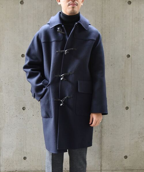 SHIPS（シップス） ダッフルコート SMALL ネイビー メンズ : ZOZOTOWN