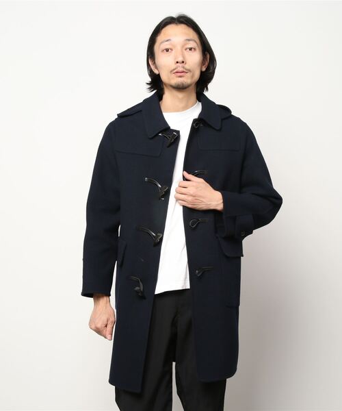 「SHIPS」 ダッフルコート SMALL ネイビー メンズ_画像2