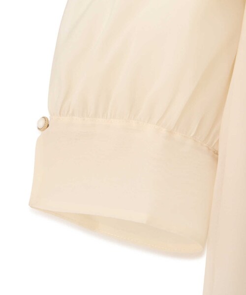 「PROPORTION BODY DRESSING」 半袖ブラウス FREE ネイビー レディース_画像8