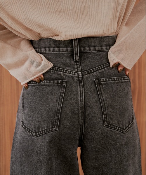 「Shelly island」 デニムパンツ L ブルー レディース_画像2