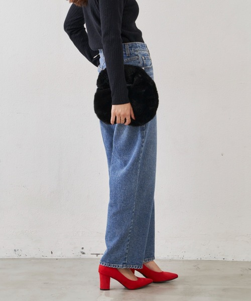 「Shelly island」 デニムパンツ L ブルー レディース_画像6