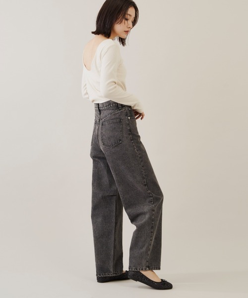 「Shelly island」 デニムパンツ L ブルー レディース_画像7