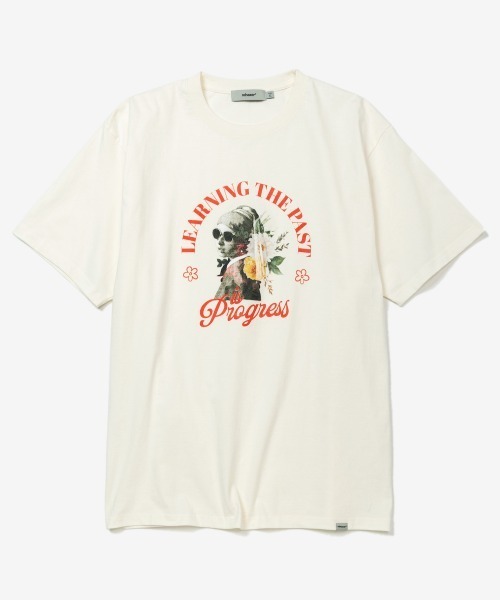 「rehacer」 半袖Tシャツ X-LARGE アイボリー メンズ_画像2