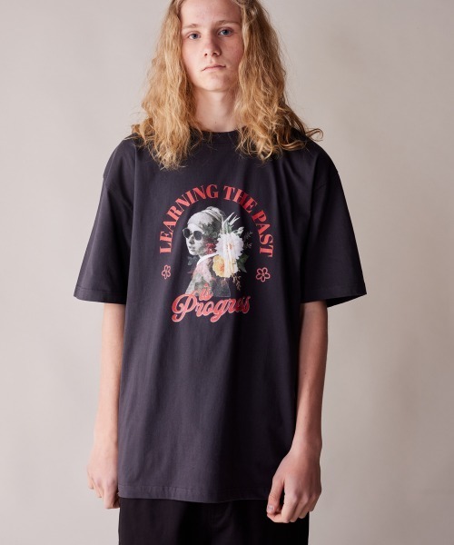 「rehacer」 半袖Tシャツ X-LARGE アイボリー メンズ_画像5