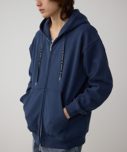 AZUL BY MOUSSY（アズールバイマウジー） パーカー 裏起毛ジップアップ