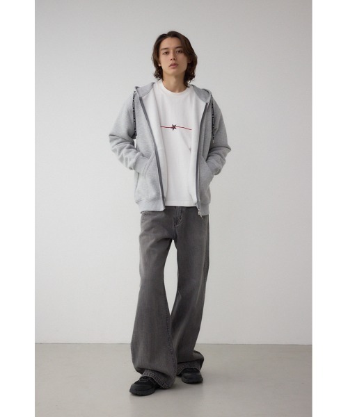 AZUL BY MOUSSY（アズールバイマウジー） パーカー 裏起毛ジップアップ