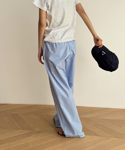 「CANAL JEAN」 イージーパンツ ONE SIZE アイボリー レディース_画像4