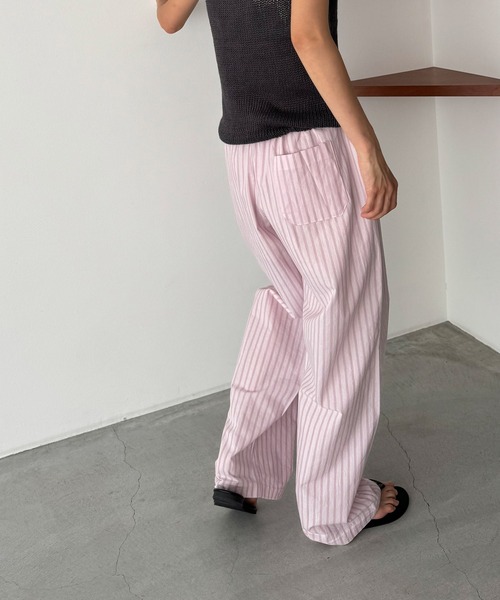 「CANAL JEAN」 イージーパンツ ONE SIZE アイボリー レディース_画像9