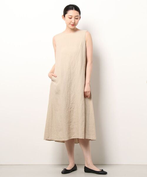 SLOBE IENA」 ノースリーブワンピース FREE ベージュ レディース 2枚 