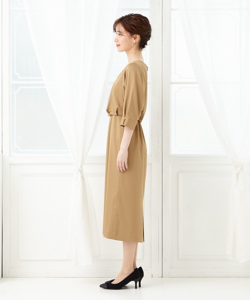「AIMER」 半袖ワンピース MEDIUM グリーン レディースの画像