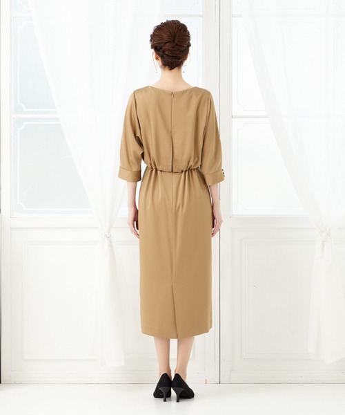「AIMER」 半袖ワンピース MEDIUM グリーン レディースの画像