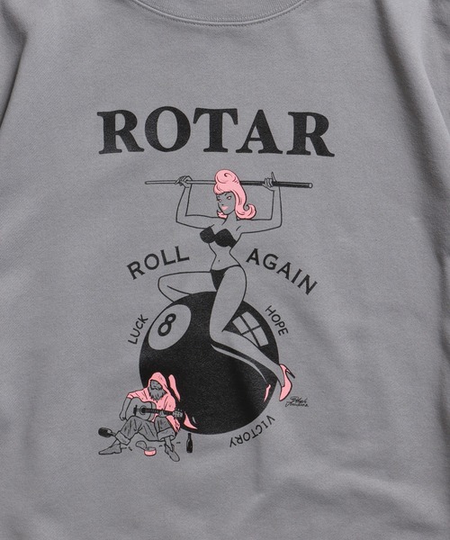 ROTAR（ローター） トレーナー スウェット ROLL AGAIN Sweat メンズ 