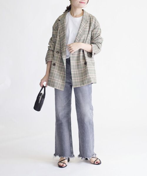 「SHIPS」 テーラードジャケット 36 ベージュ レディース_画像4