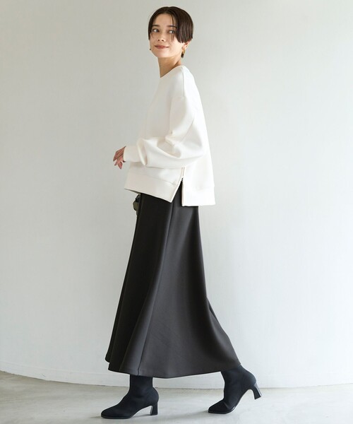 「UNFILO」 長袖カットソー X-LARGE グレー レディース_画像4