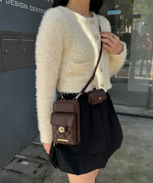 「Chico」 ショルダーバッグ FREE ブラック レディース_画像8