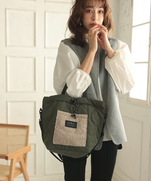 「DONOBAN」 2WAYバッグ F ブラック レディース_画像2