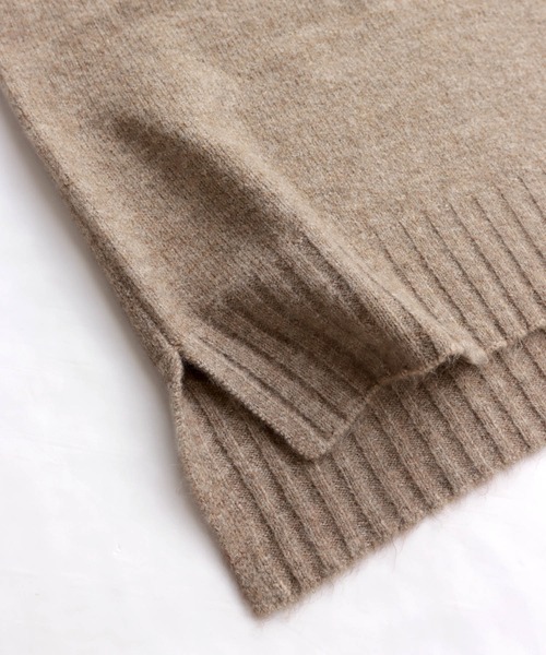 「andme」 「alma design」長袖ニット M ブラック レディース_画像5