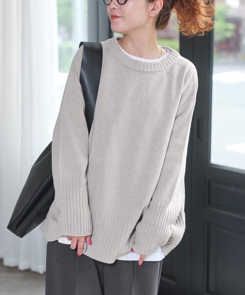 「Spick \u0026 Span」 長袖ニット - グレー レディースの画像