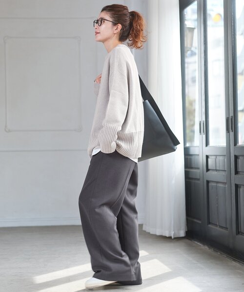 「Spick \u0026 Span」 長袖ニット - グレー レディースの画像