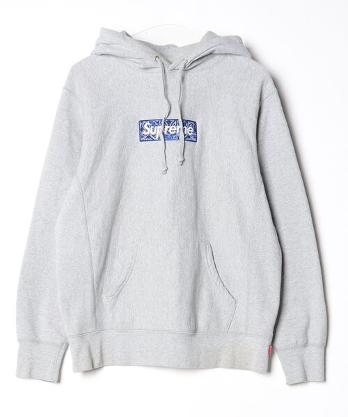 Supreme（シュプリーム） プルオーバーパーカー S グレー メンズ
