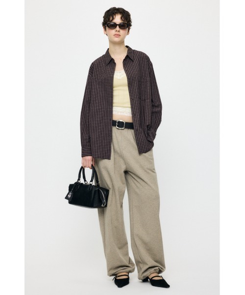 MOUSSY（マウジー） ブラウス シャツ 「26年SS新作」SUCKER CHECK 