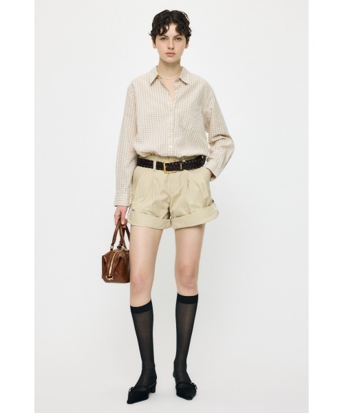 MOUSSY（マウジー） ブラウス シャツ 「26年SS新作」SUCKER CHECK 