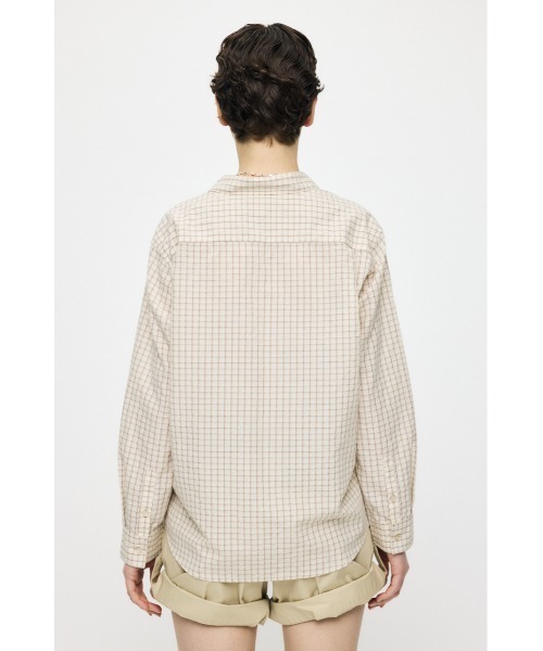 MOUSSY（マウジー） ブラウス シャツ 「26年SS新作」SUCKER CHECK 