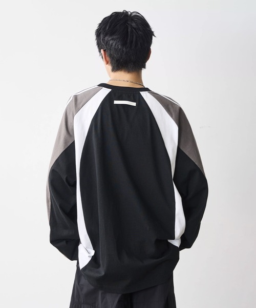 「HARSH AND CRUEL」 長袖Tシャツ L ブラック メンズ_画像5